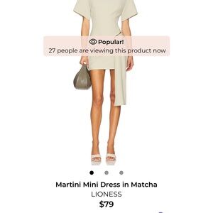 Lioness Matcha Martini Mini Dress